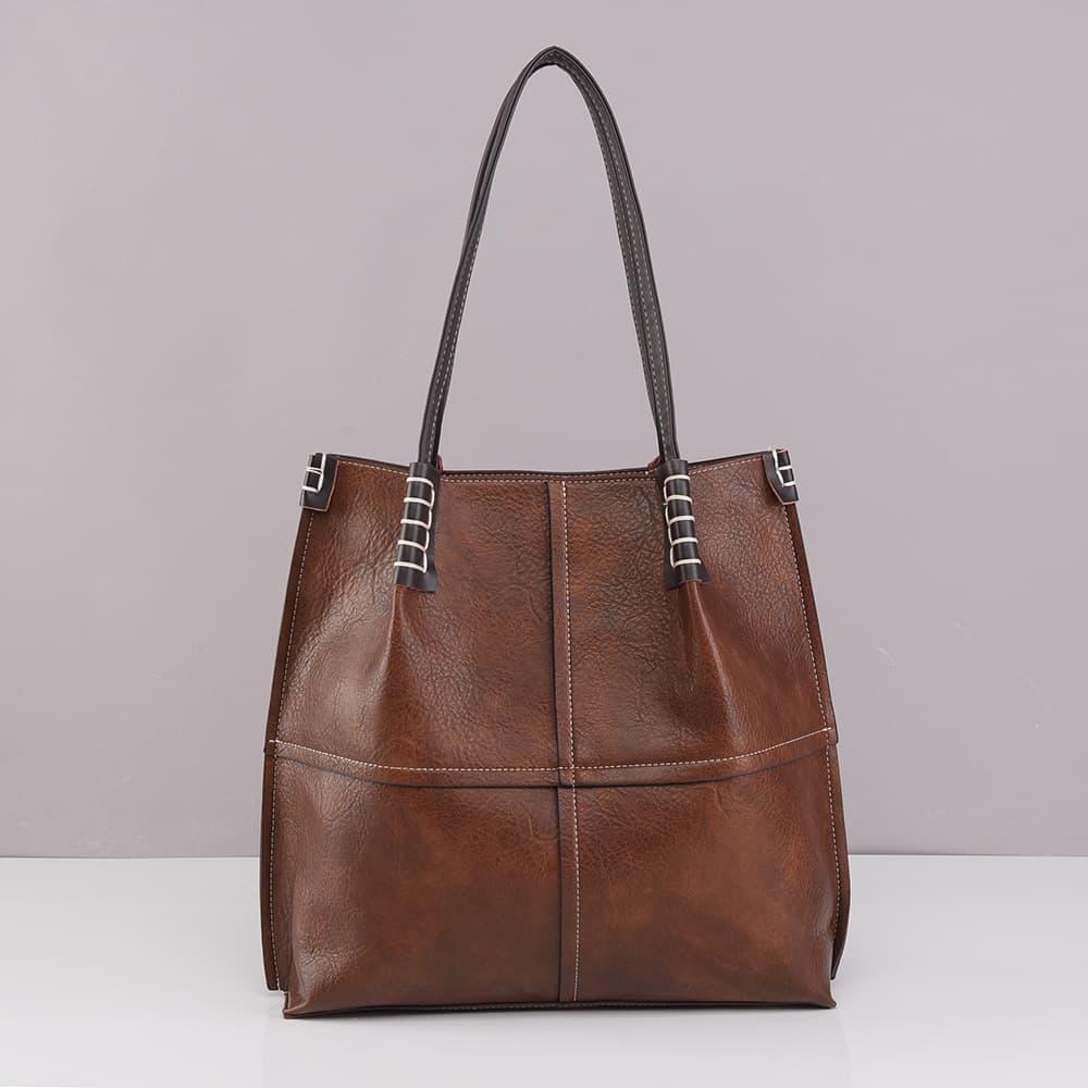 Crossbody Tote Bag Simple and Fashionable Women's Shoulder Bag New Versatile Commuter Bag Large Capacity Tote Bag Wholesale