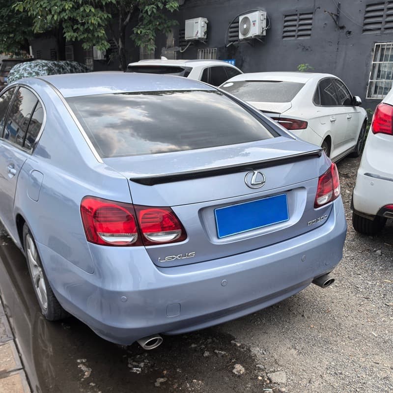 Rear Spoiler for 2004-2011 Lexus GS GS300 400 460 No-Drill Lip Spoiler