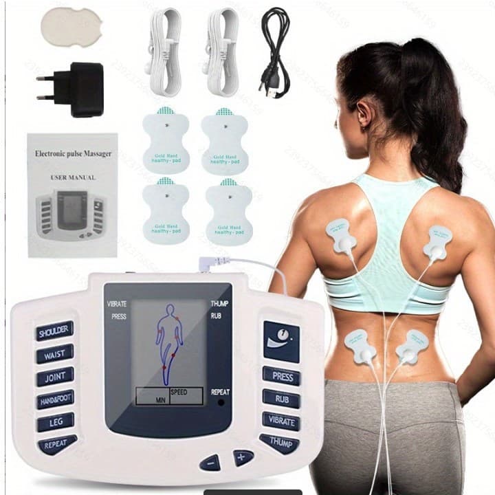 Cross-border Medium Frequency Massager JR-309A Digital Massage Device Digital Therapy Unit English Russian