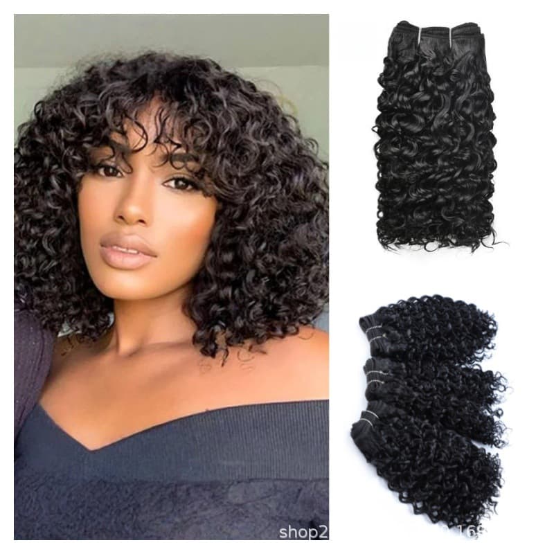 Cross-border European and American AliExpress 25-50 cm curly hair Curly Water small curly hair chemical fiber hair extensions