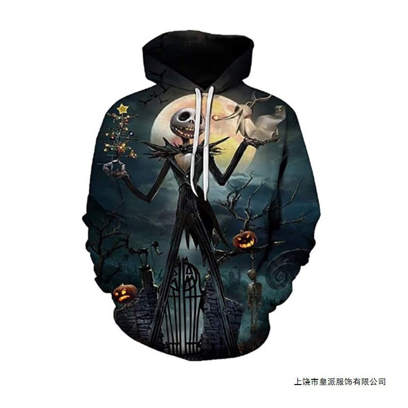Foreign Trade Cross-Border Amazon Hot-Selling New 3D Digital Print Men's Hoodie, Teenager Hoodie