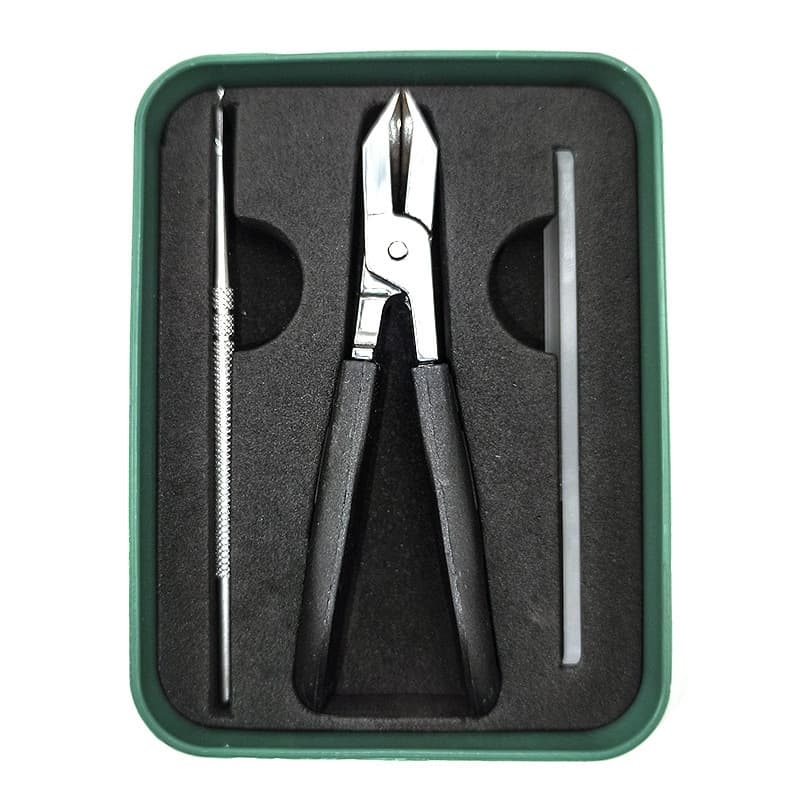 Ultra-Sharp Slant Nail Clipper, Wide Opening, Pointed Tip, Anti-Splash, Ingrown Toenail Cutter, Thick Toenail Clipper