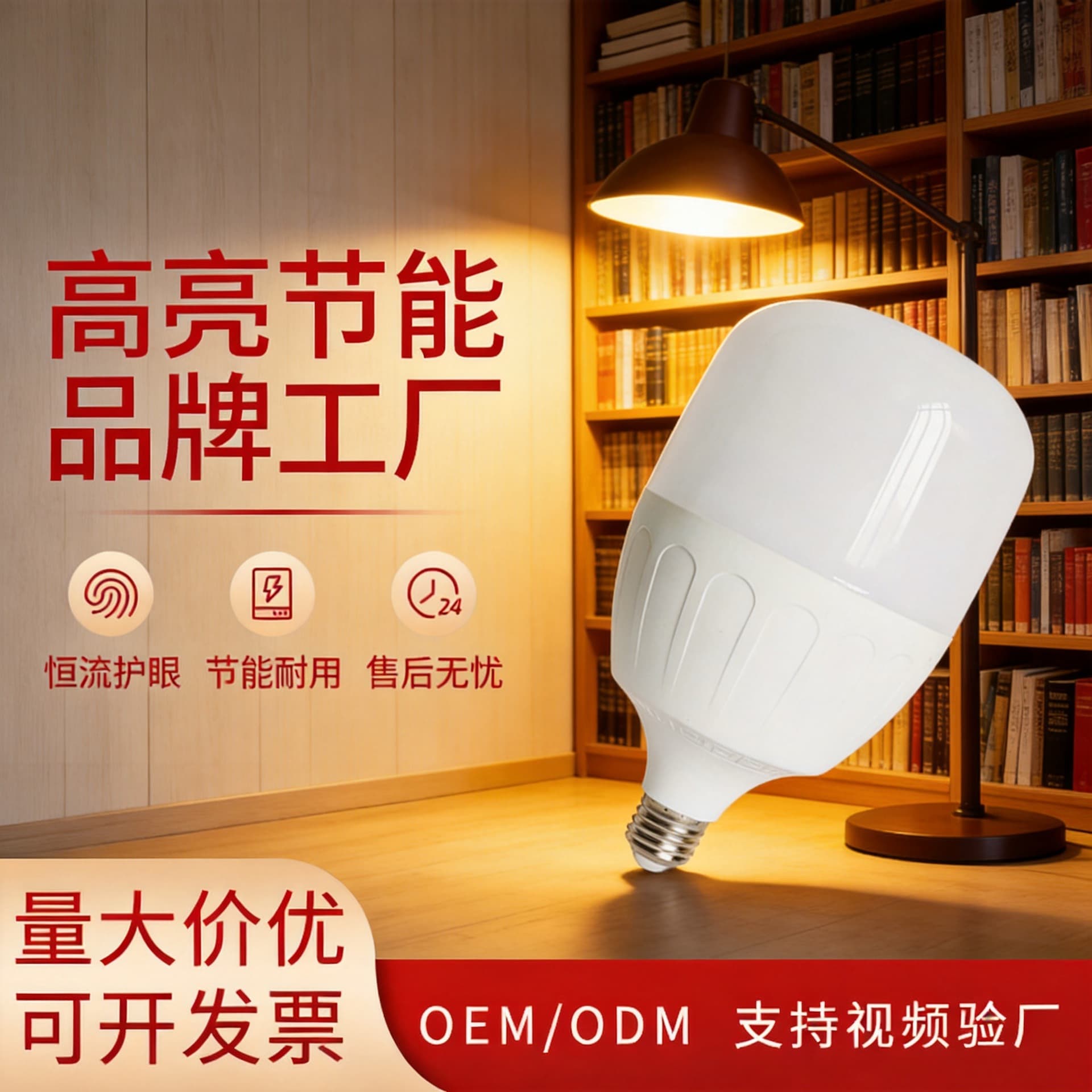 Plastic-Clad Aluminum LED Bulb E27 Screw Base Energy-Saving Globe Lamp, Ultra-Bright Eye-Protection Flicker-Free, Home Ball Bulb Lighting