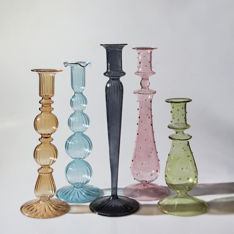 Glass Candle Holder Display Stand Home Party Candlelight Dinner Decoration Ornaments Supplied By Manufacturer