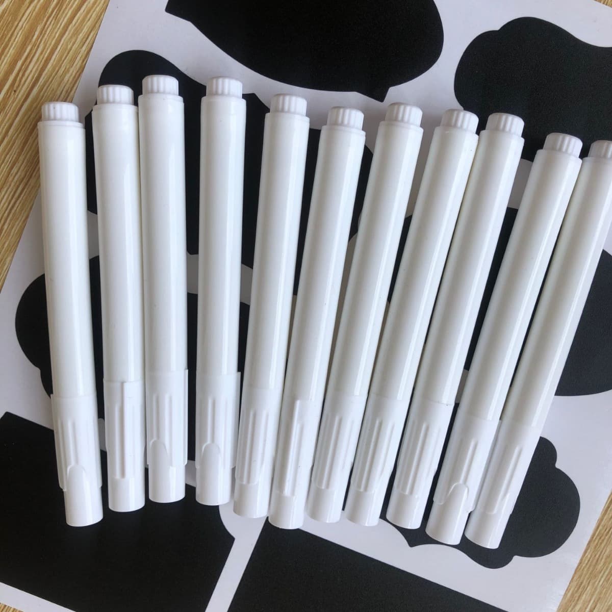 Erasable Whiteboard Marker White Eco-Friendly LED Light Board Pen Liquid Chalk Blackboard Pen Glass Pen Colorful Light Board Pen
