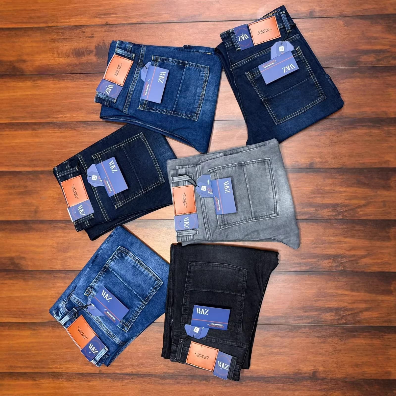 Men's Jeans High-End Trendy Versatile Men's Jeans Foreign Trade Source Wholesale High Quality