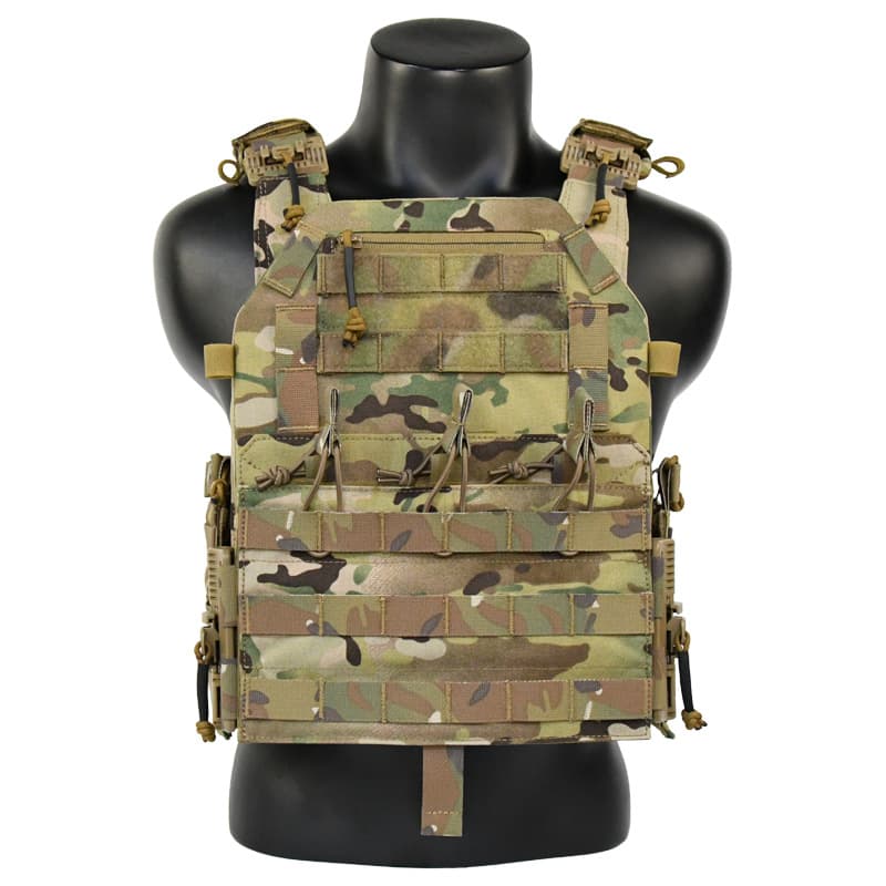 UNIONTAC Tactical Vest Universal MOLLE Panel 1000D Nylon MOLLE Triple Magazine Pouch Panel
