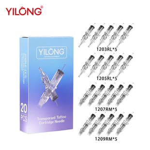 Yilong Cross-Border ATS Tattoo Needle Integrated Needle Assorted Tattoo Needle Disposable Tattoo Needle Hair Tattoo Eyebrow Tattoo Needle Equipment