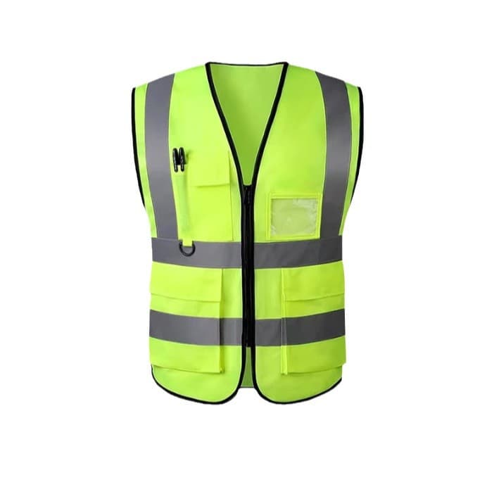 Jingsheng Reflective Vest Custom Safety for Construction, Traffic, Sanitation, Property, and Gardening with Printed Lettering