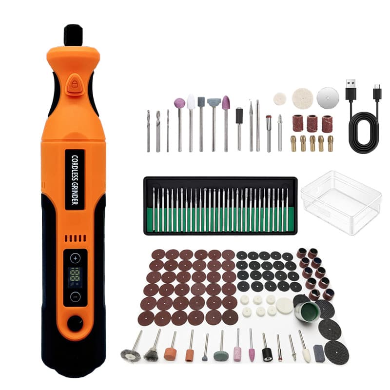 Cross-border Cordless Rotary Tool Kit 7.4V Mini Electric Pen Speed Adjustable Engraving Polishing Manicure with Light 1202