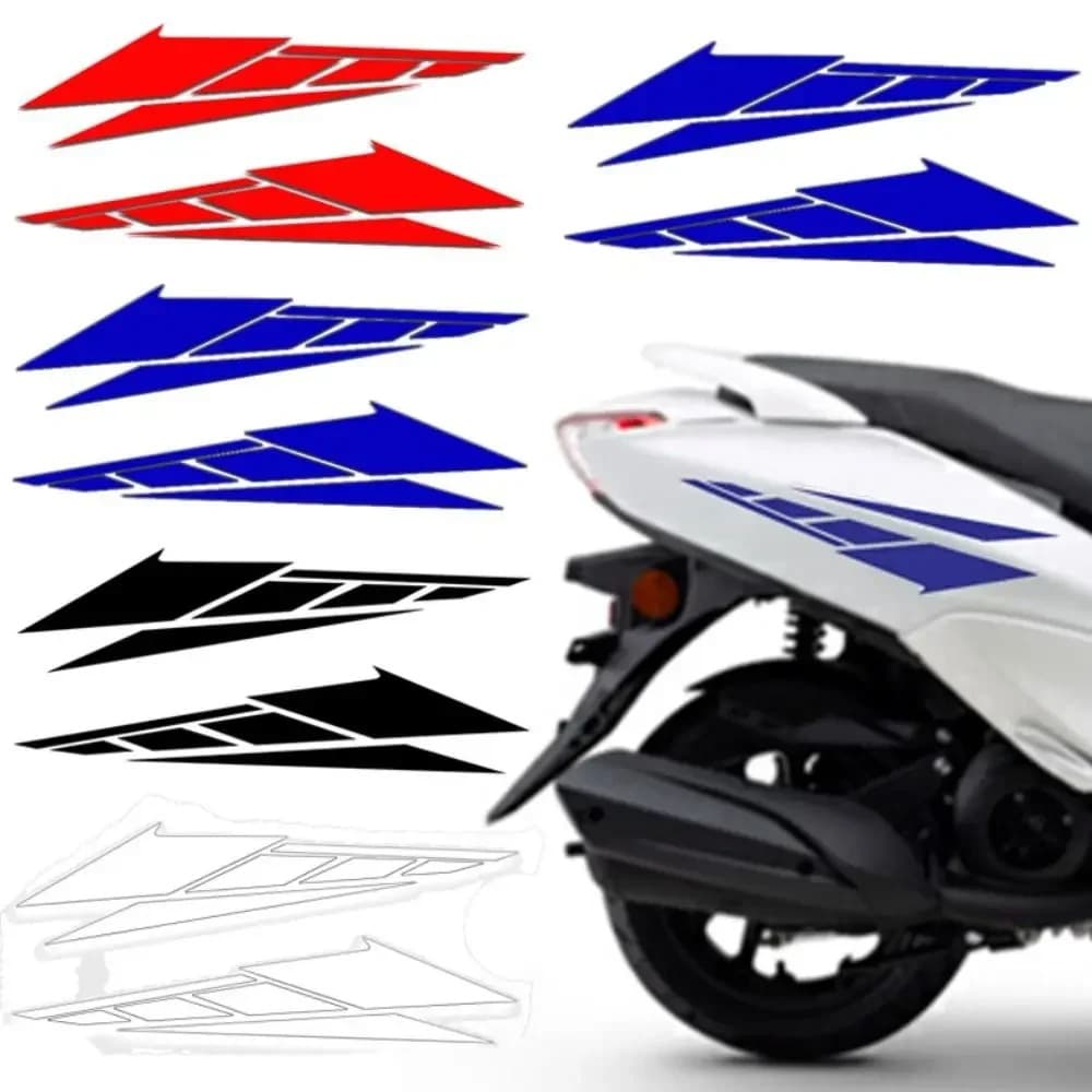 Foreign trade cross-border motorcycle trunk decal motorcycle body side decorative sticker waterproof modification blocking modification sticker