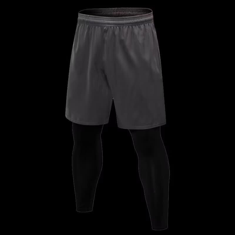 Dangchao Quick-Dry 3/4 Length Shorts Ice Silk Cool Feeling Fitness Pants Lightweight Comfortable Running Outdoor Beach