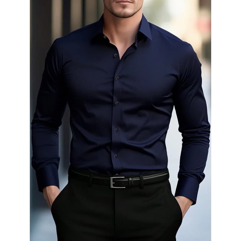 P 80644 Business Formal Men's Shirt Cross-Border