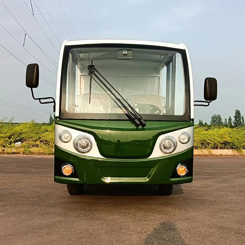 Electric Modified Two-Seater Factory Utility Vehicle Express Delivery Four-Wheel Truck Hotel Linen Cart Delivery Van