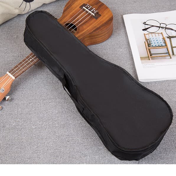 Custom Logo Waterproof Ukulele Bag, Padded Backpack for Small Guitar, Pressure-Resistant Ukulele Case