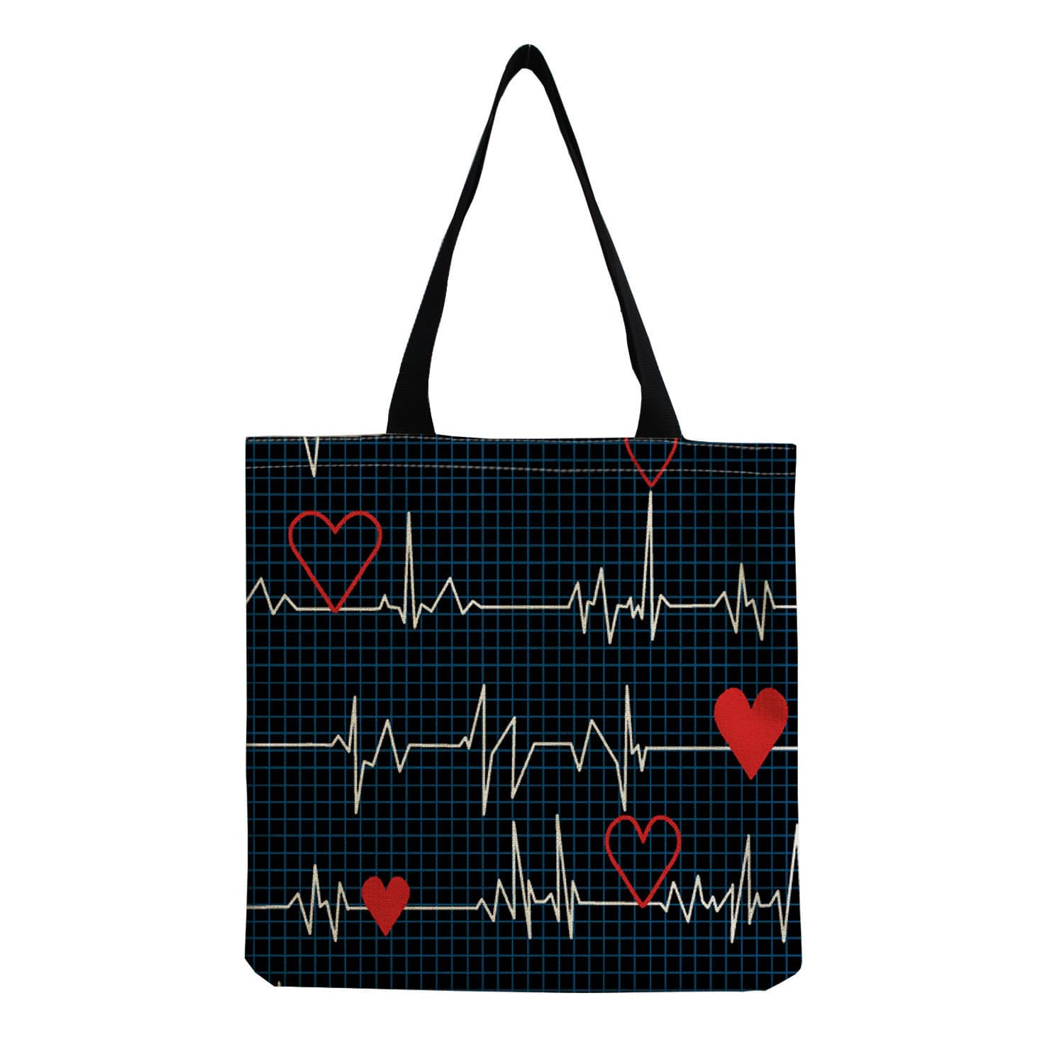 New Medical Fashion Women's Handbag Nurse Rainbow Tears Boxing Print Shoulder Bag Portable Shopping Bag