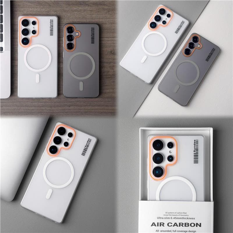 High-looking, light and luxurious ice-mist frosted magnetic case suitable for Samsung s25Ultra case and new s24Ultra anti-fall case