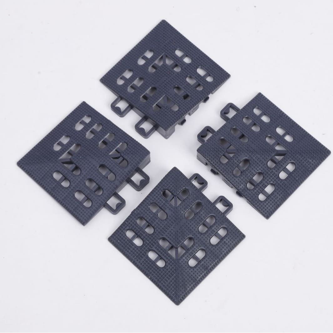 3-in-1 Dustproof Floor Mat, Plastic Corner Combination Mat, Plastic Corner Piece