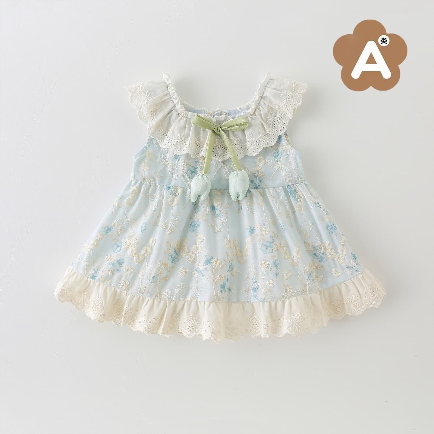Baby Girl Summer Outfit Thin Dress Cute Adorable Bodysuit Floral Print Romper for Newborns