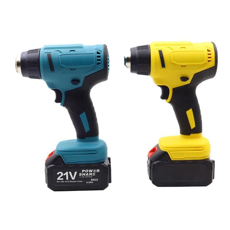 Industrial grade rechargeable hot air machine wireless drying gun hair drying gun film lithium battery high power electric baking gun manufacturer wholesale
