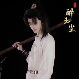 Martial Artist Style Hanfu Men Youth Handsome Tang Dynasty Round Collar Robe Li Bai Spring Autumn Men Women Short Robe