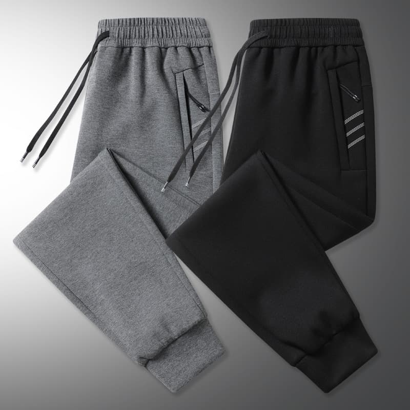 Men's Sweatpants 2023 Spring Autumn New Loose Trendy Ankle-Tie Pants Sports Pants Thickened Casual Pants
