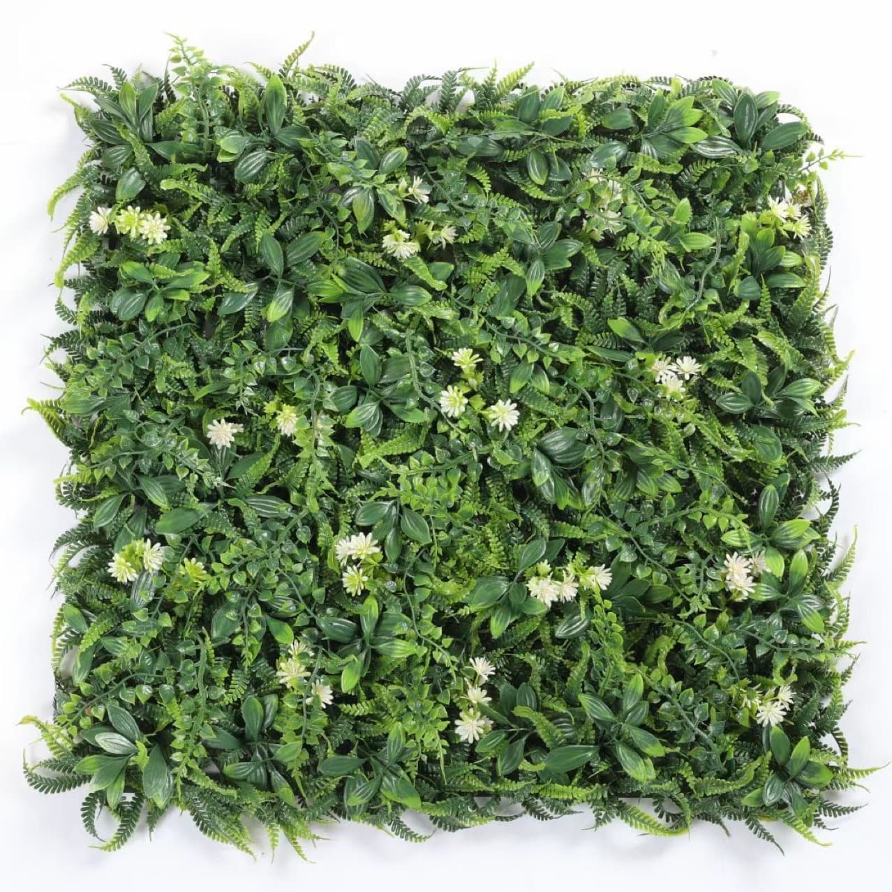12 pieces of simulated plant wall, three-dimensional green plant wall, bionic fake flower landscaping, artificial background wall landscape combination indoor