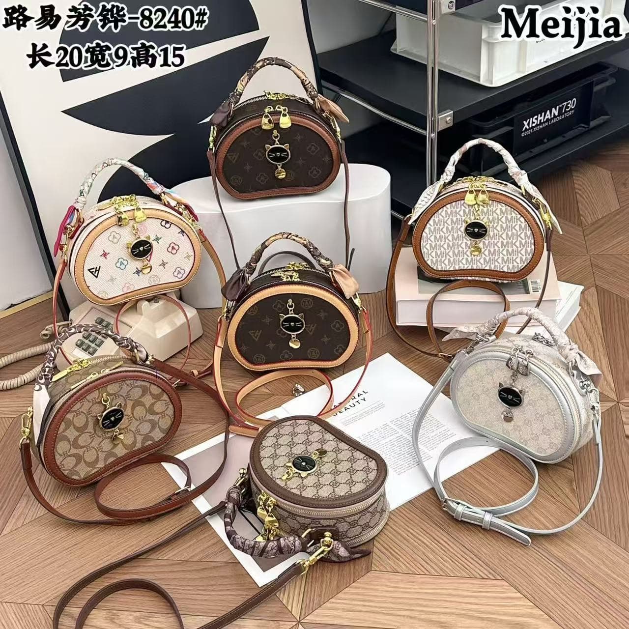 2026 New Fashion Round Bag for Cross-Border Trade, Premium Versatile Handbag for Women, Crossbody Casual Travel Monogram Bag