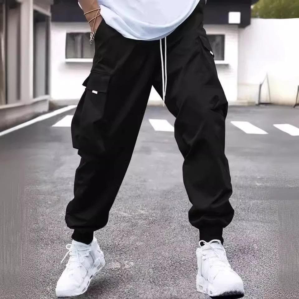 Amazon foreign trade American multi-dungarees men's 2026 printed casual trousers loose sports leggings wholesale