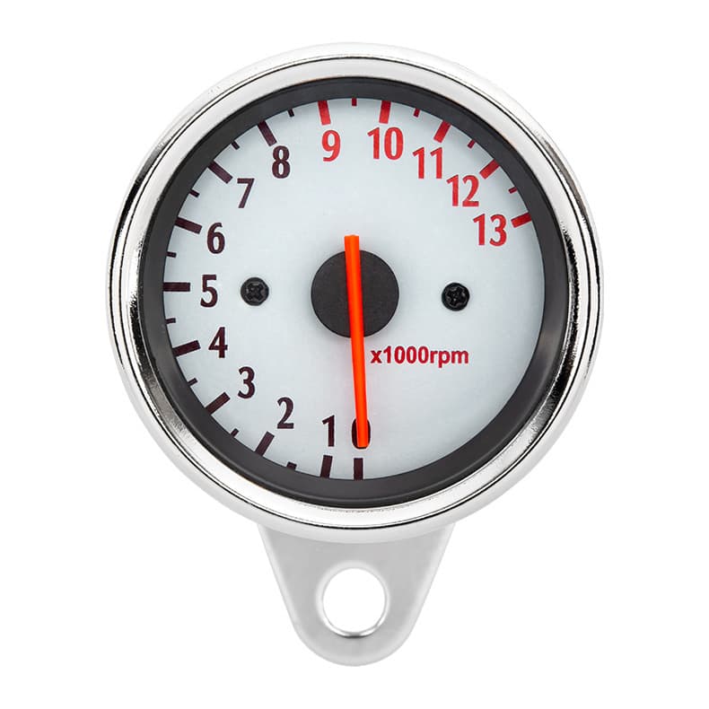 Factory direct sales of motorcycle modification analog tachometer, 13,000/16,000 RPM, white and stylish X20.
