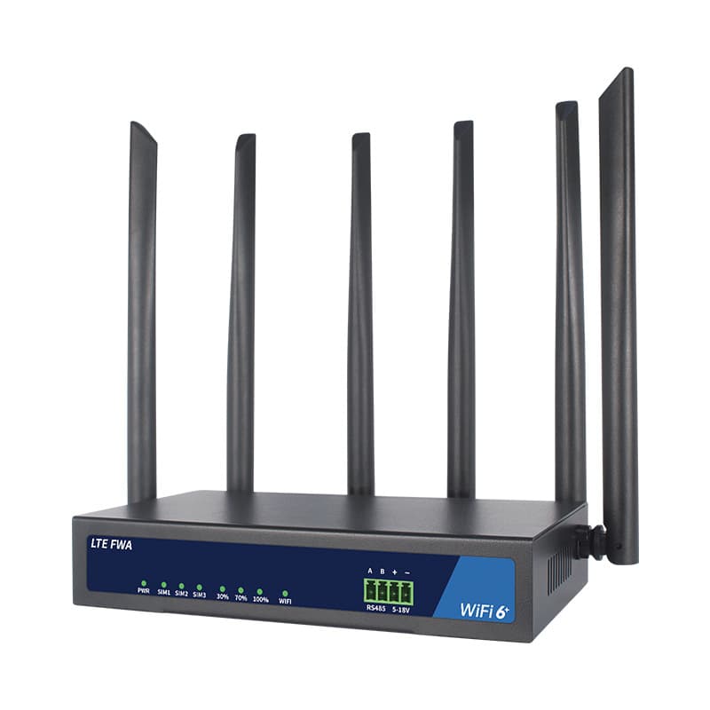4G Portable WiFi Router WIFI6 Wireless Router 5-16V Wide Voltage Powered Smart Metal Shell Enterprise Router