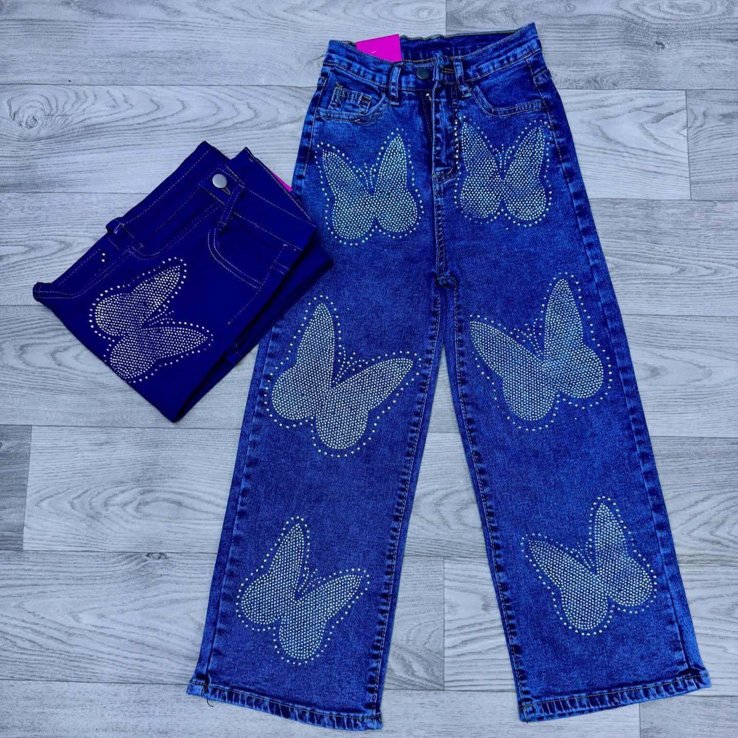 Children's Jeans New Style Girls Jeans Stock Wholesale Girl Jeans Wholesale