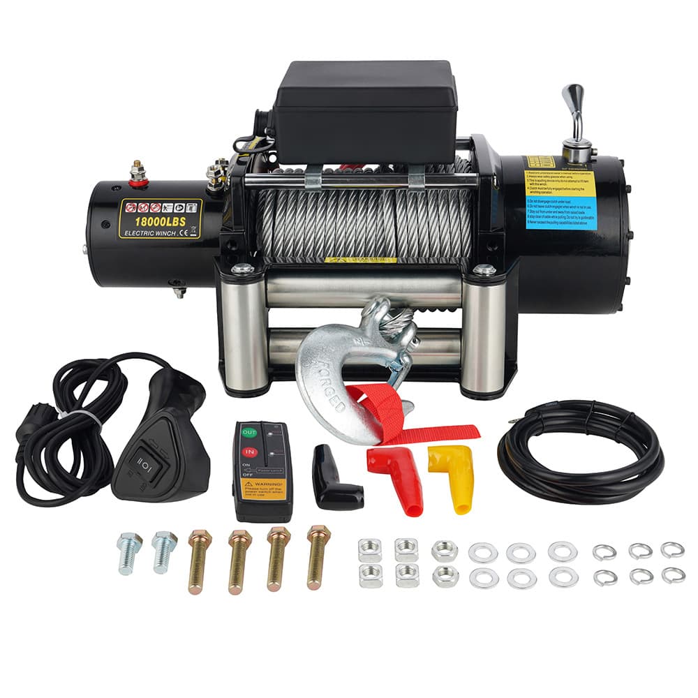 Factory Direct 12V/24V 18000lb Truck Winch