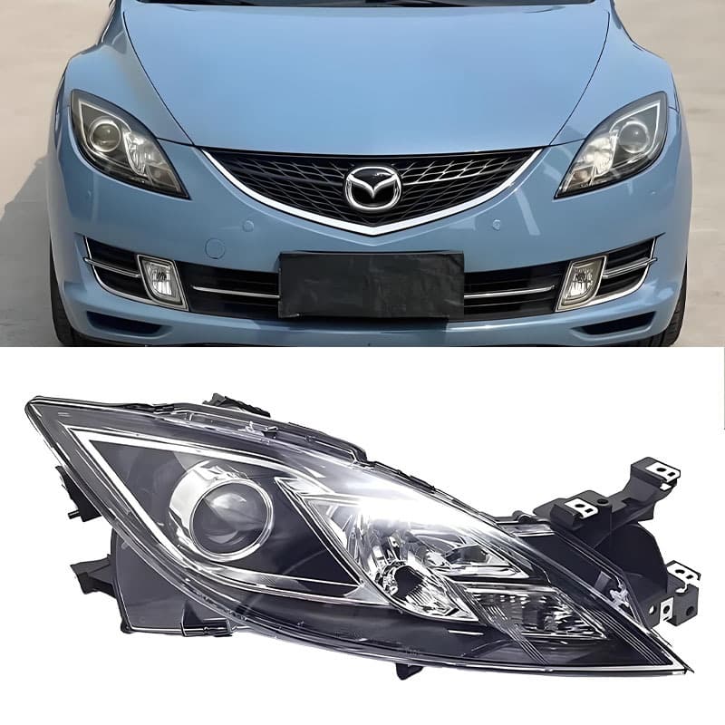 YUBO Headlight Compatible with 2009-2015 Mazda Mazda6 Summit Headlamp Front Light