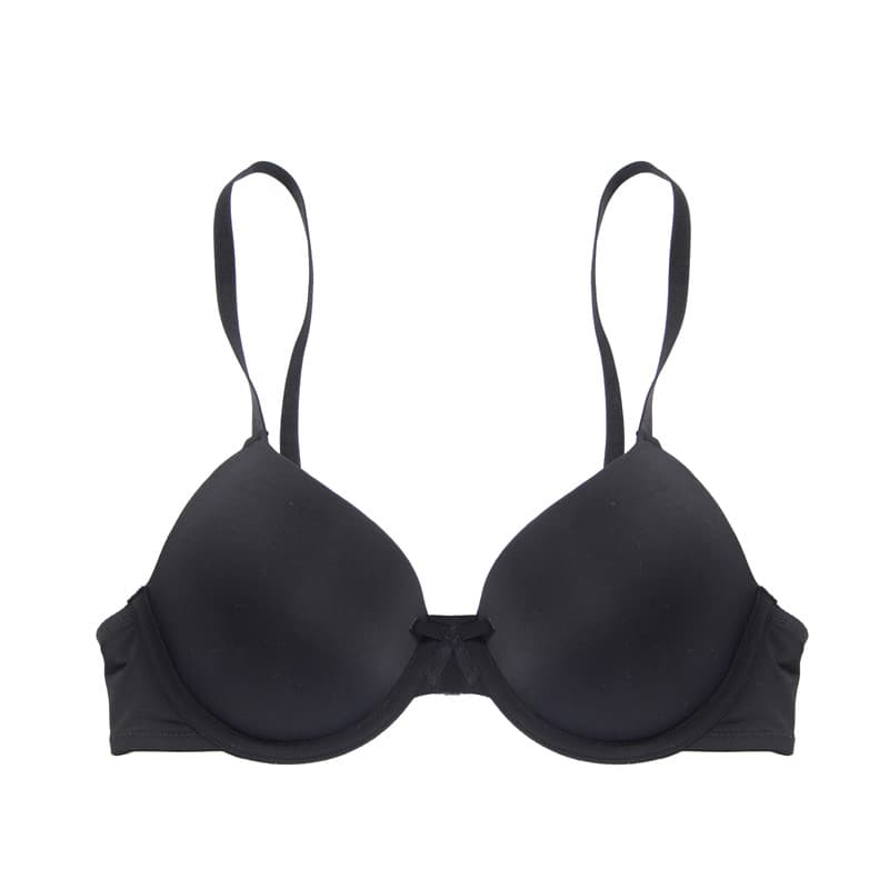 Cross-Border Bestseller Nylon Molded Cup Bra Plus Size Adjustable Anti-Sagging Push-Up Lifting Women's Underwear