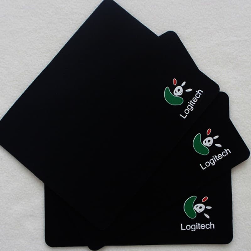 Large stock of small black Logitech mouse pad, gift computer mouse pad, cross-border supply, small size