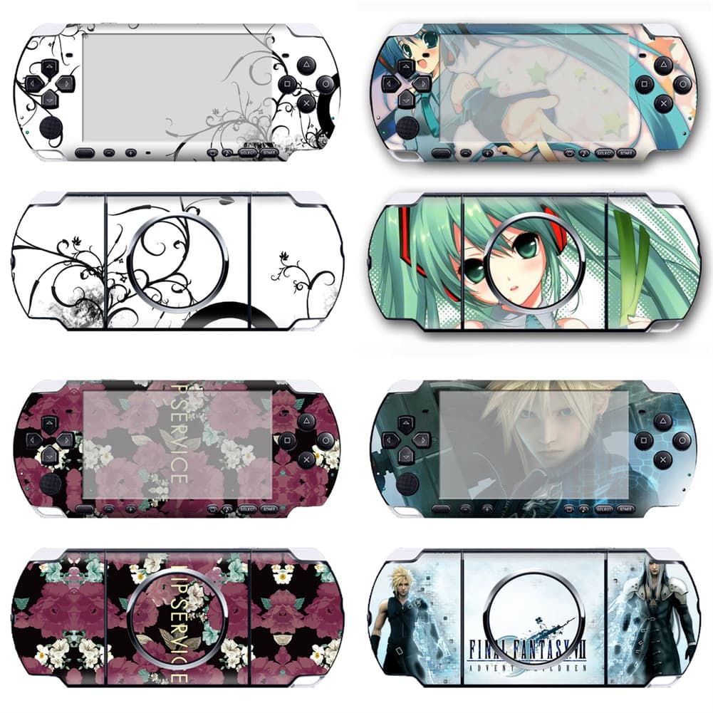PSP 3000 game console colorful sticker paper pain sticker pain machine sticker color film skin sticker