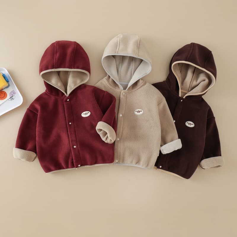 Baby coat winter clothing boys clothes baby winter 2024 children's clothing children's polar fleece tops autumn clothing girls trendy