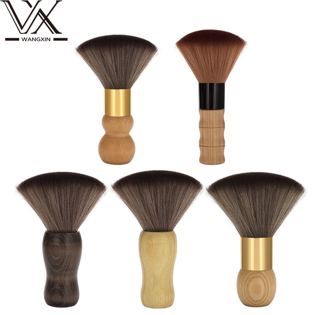 Men's Solid Wood Beard Brush Shaving Brush Cleaning Brush Barber Small Wood Brush Care Brush