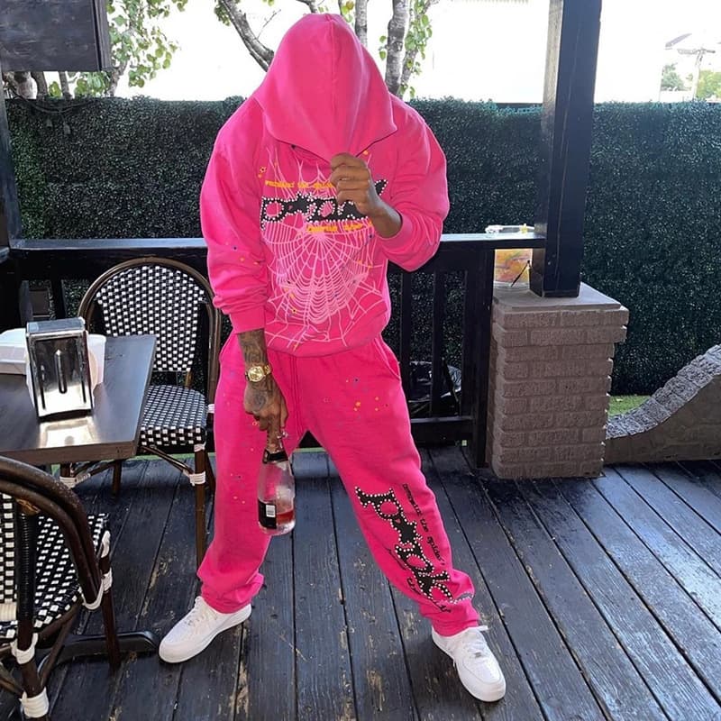 Cross-border European and American Hip-Hop Artist Letter 555555 Print Couple Hoodie Men Women Sweatshirt Sportswear Wholesale