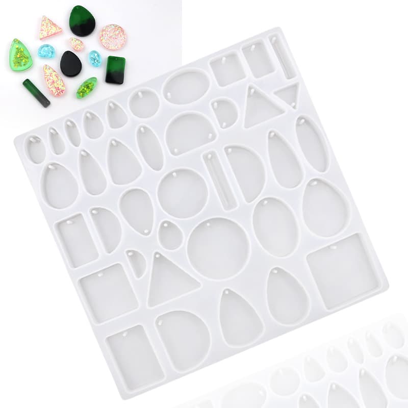 Jianmei spot 38 moonlight gem pendants, hand-made glue resin tools, creative cake decoration molds