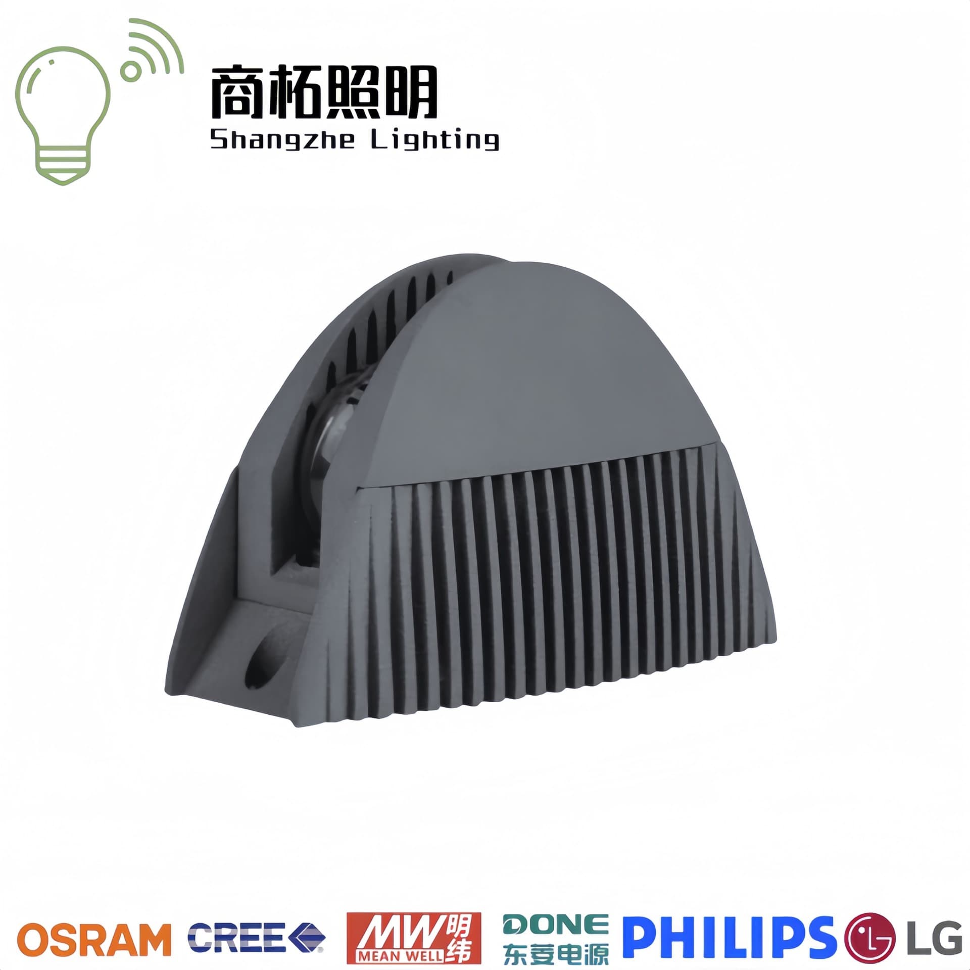 16W Semi-circle LED Outdoor Waterproof Window Sill Light Multicolor Window Light Corridor Light Focus Linear Light