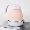 0.6L Electric Portable Folding Kettle with Silicone Insulation, Mini Travel Kettle