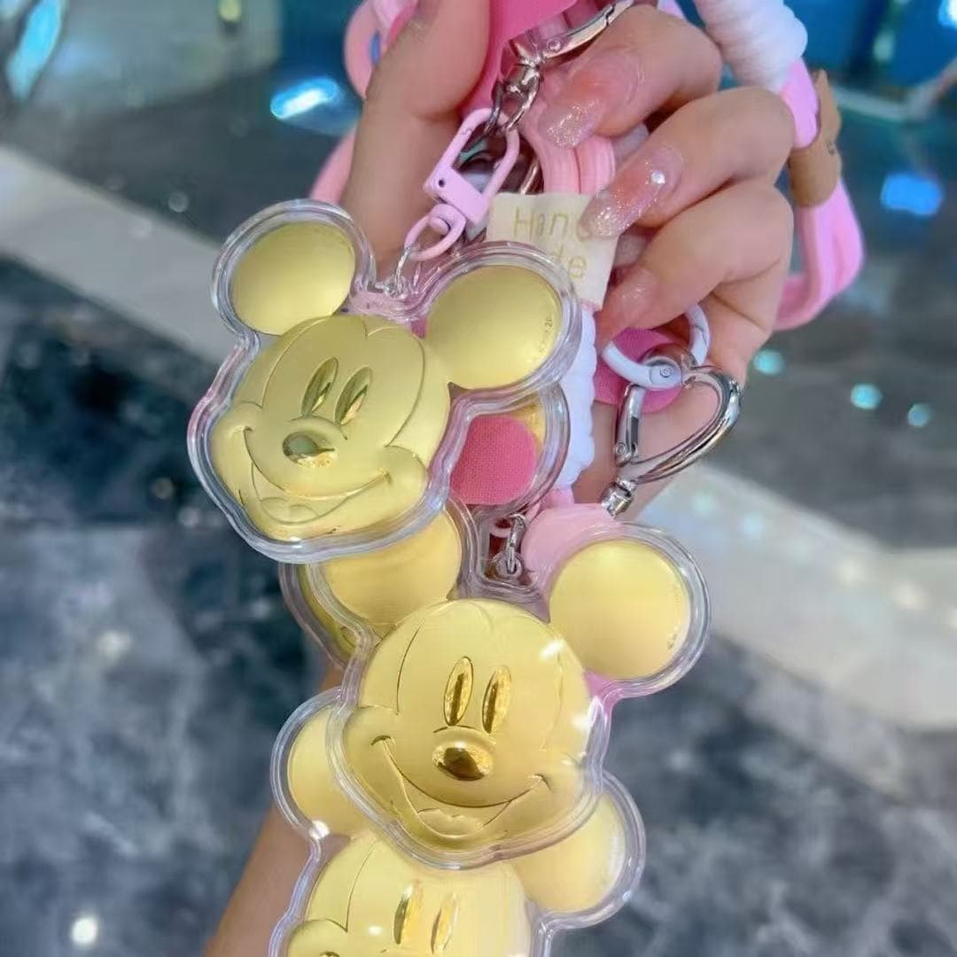 Pure Gold 999m Gold Phone Charm Creative Gold-Containing Phone Accessory Popular Cartoon Wholesale Holiday Gift