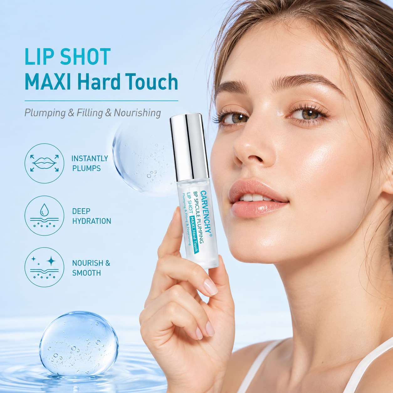 Cross-border BP Spicule Plumping Lip Shot Microneedle Lip Plumping Serum Moisturizing Hydrating Fullness