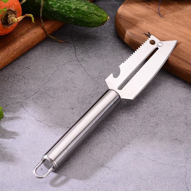 Stainless Steel Peeler Kitchen Tool for Home, Fruit Peeler, Grater, Shredder, Fish Scale Scraper