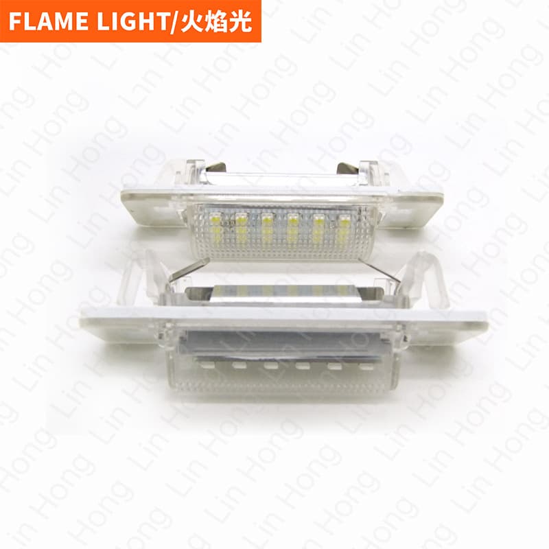 LED License Plate Lights Compatible with Mercedes-Benz E-Class and C-Class W210 W202 4D Sedan Rear License Plate Light Assembly