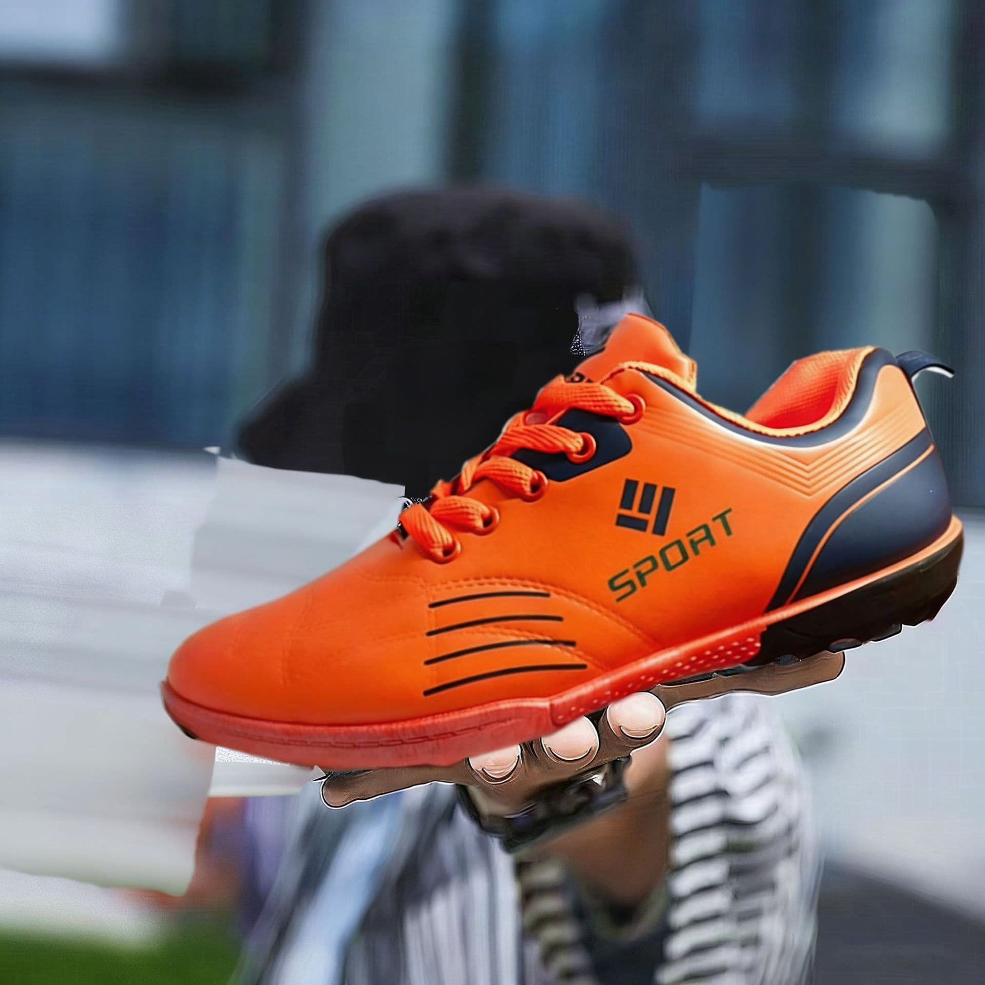 Football Shoes Men Outdoor Sports Running Soccer Shoes Primary Secondary School Students Competition Training Shoes Youth Sports Shoes