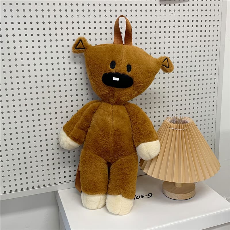 2026 New Cartoon Backpack with Plush Toy, Cute Bear School Bag, High Appearance