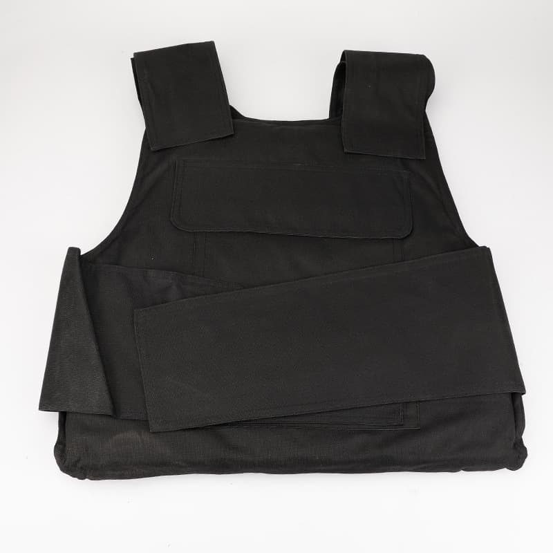 Mall Security Duty Equipment Black Security Protective Suit Detachable Anti-Stab Vest Double-Layer Driver Anti-Cut Self-Defense Vest